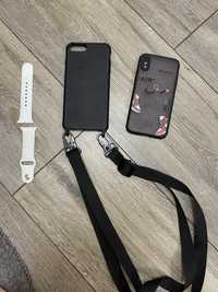Чохли iphoneXs iphone 7+ apple watch 40mm