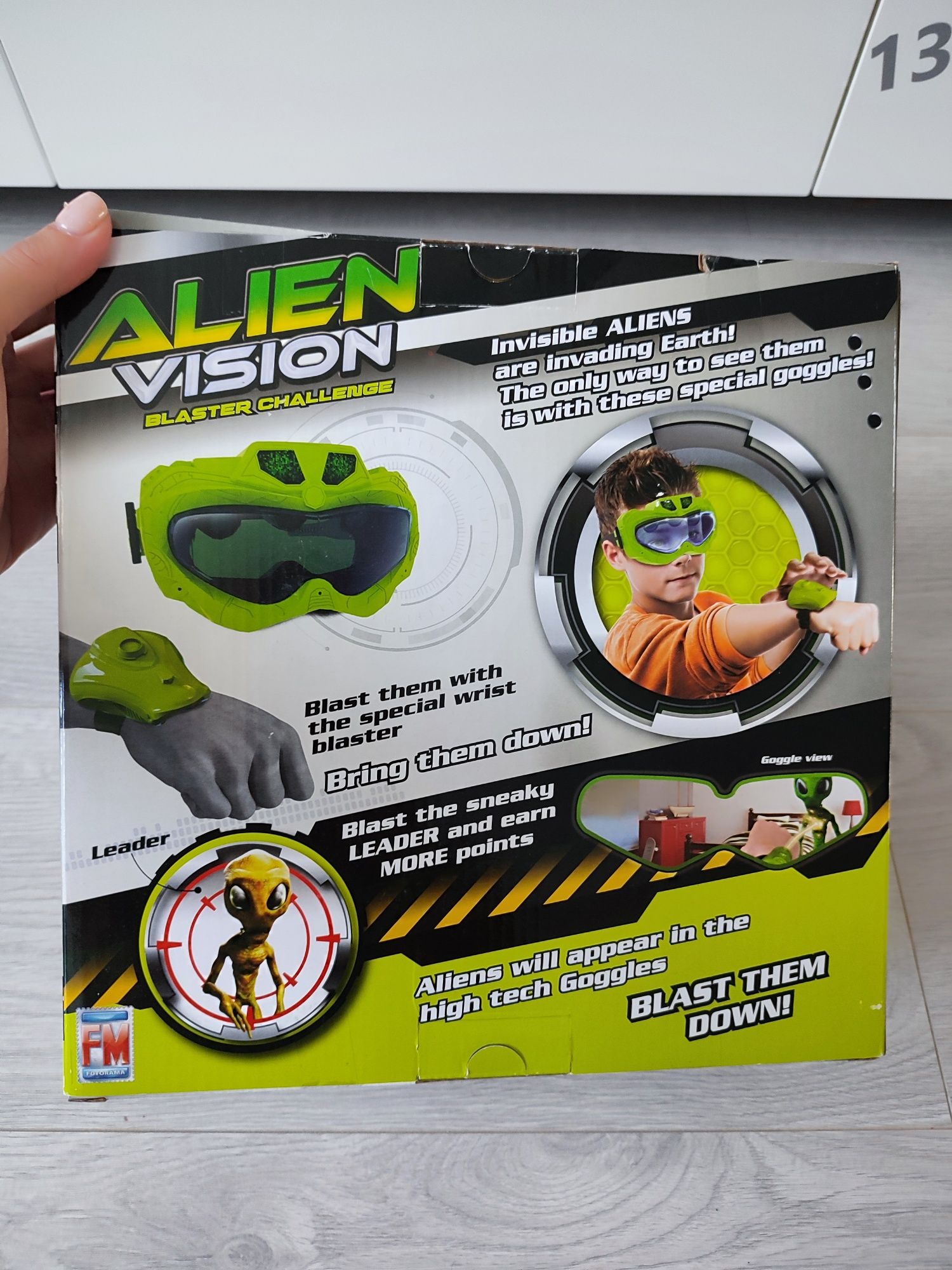 Новинка! Экшн-игра, очки, бластер Alien Vision Blaster