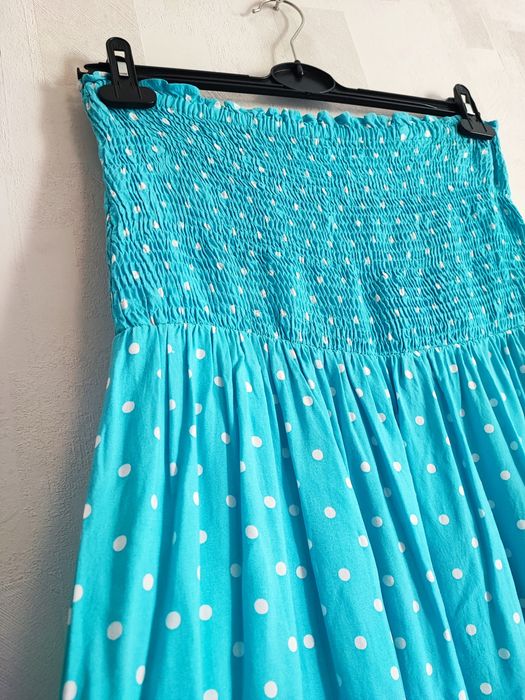 Letnia długa sukienka damska plus size XL 42 lato wakacje