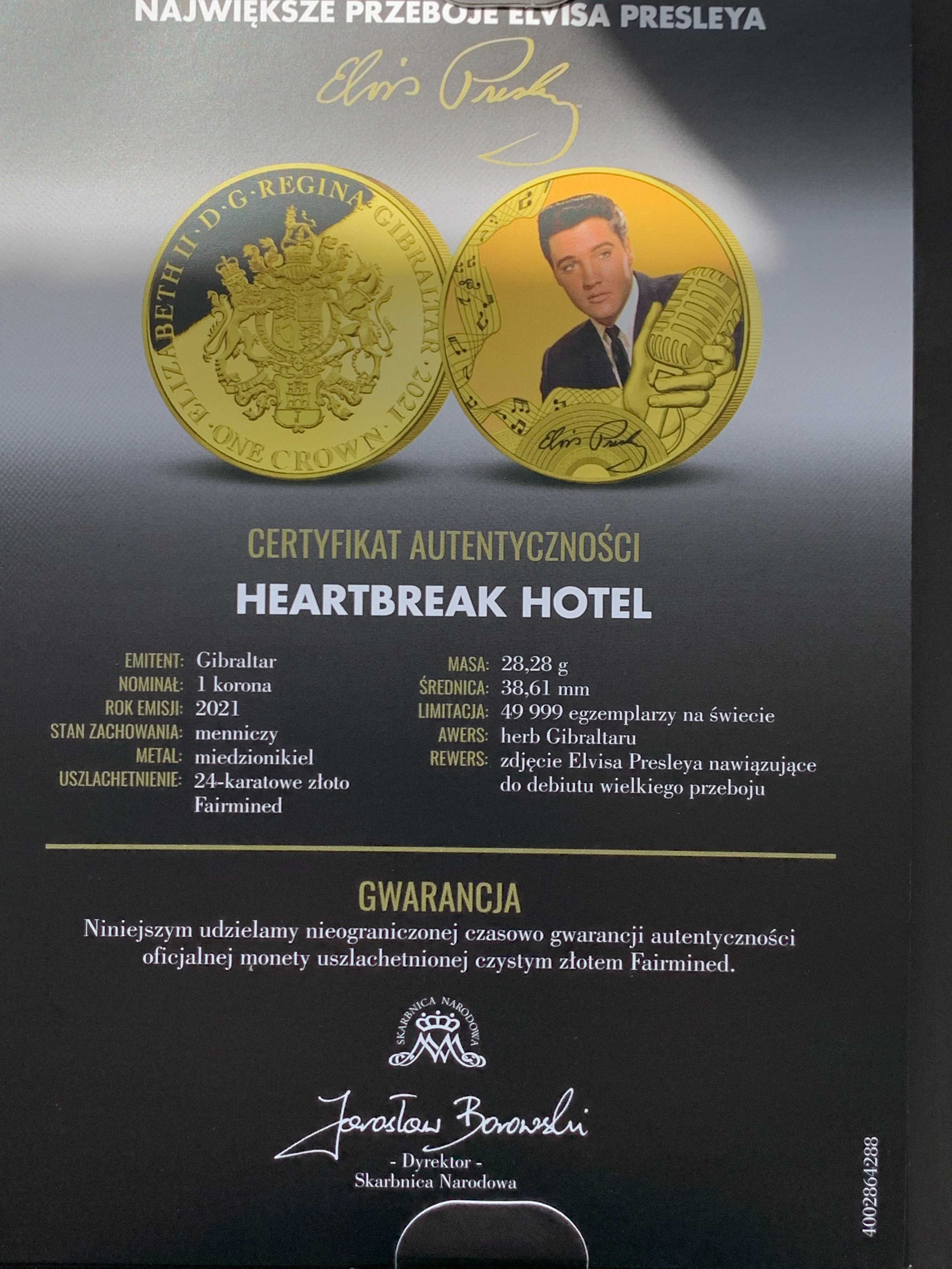 Kolekcja monet - Największe przeboje Elvisa Presleya