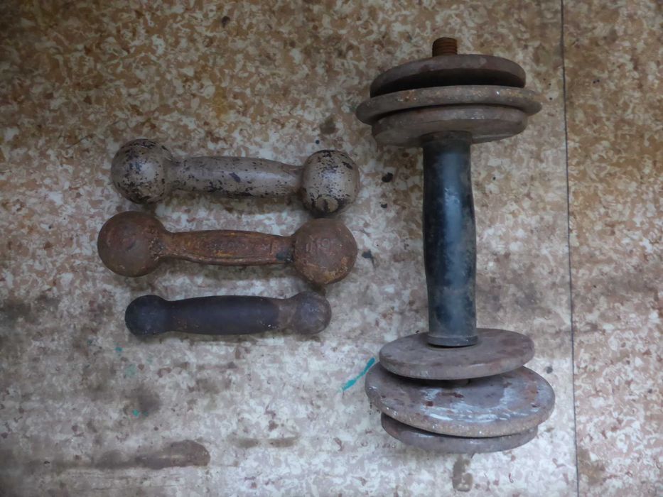 Гантели разные литые, разборные 1, 2, 3 ,4, 5, 6, 8, 10, 13 кг