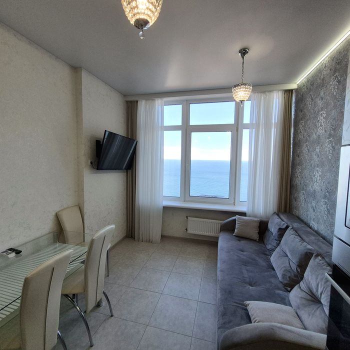 Аркадия. Каманина 16 а. 44 жем.2 ком.люкс. прямой вид моря