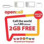 Czeska karta sim BEZ REJESTRACJI +doładowanie 200CZK + 2GB +ADAPTER