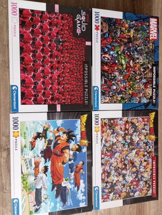 Używane puzzle clementoni