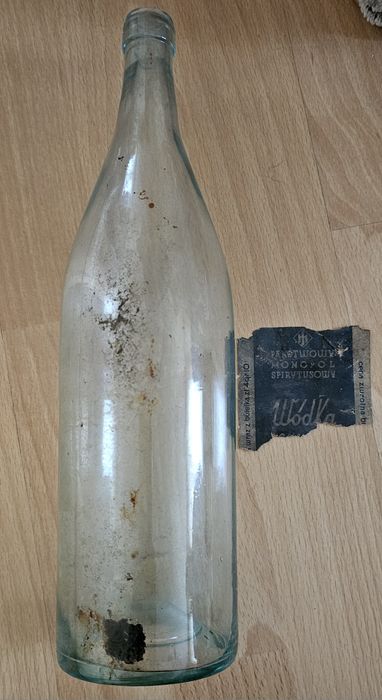 Państwowy Monopol Spirytusowy butelka przedwojenna po wódce  1936 r.