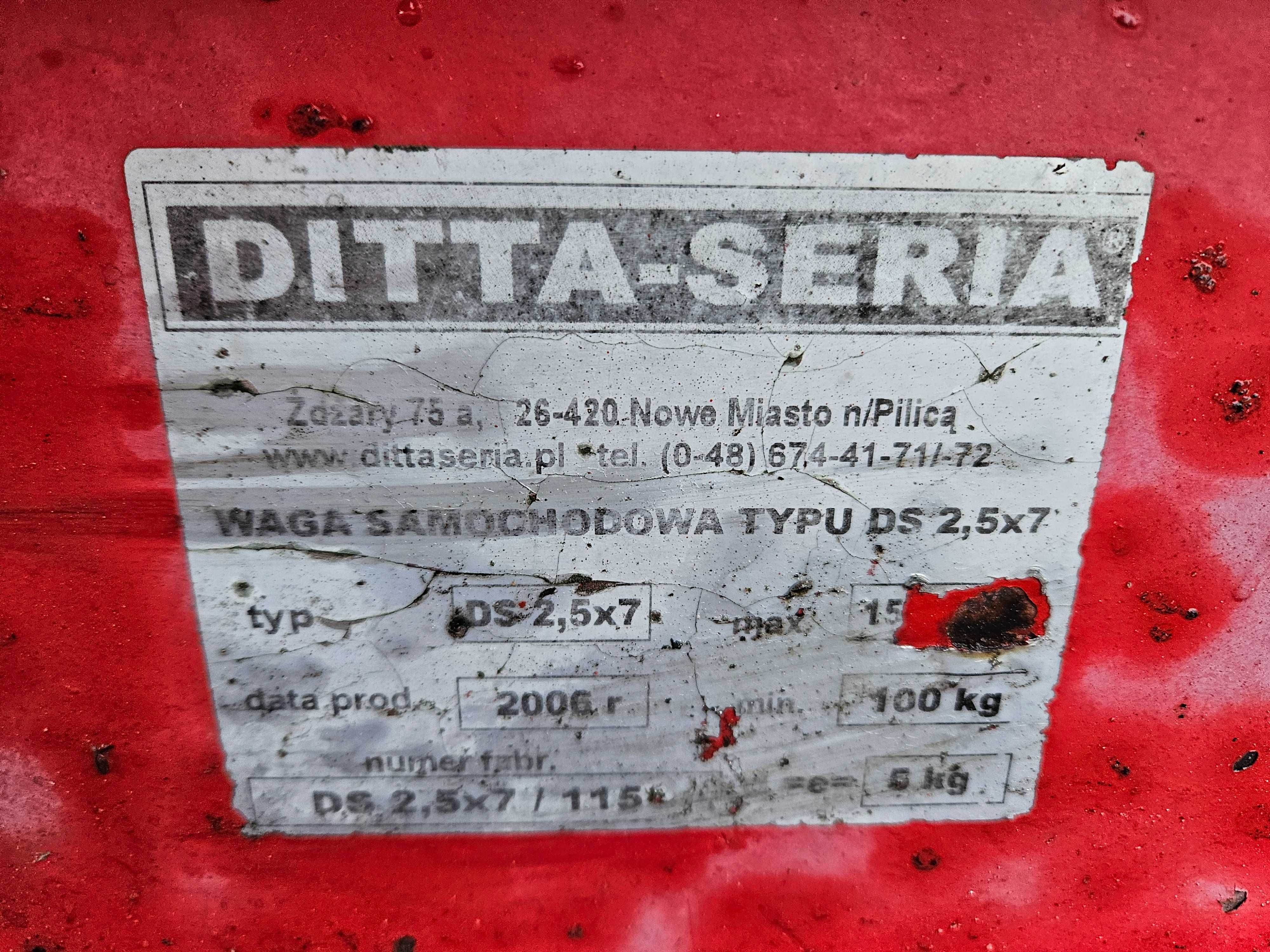 Waga 15 Ton z najazdami elektroniczna BRUTTO 23%