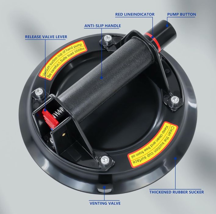Przyssawki do płytek do 150kg, 2 sztuki