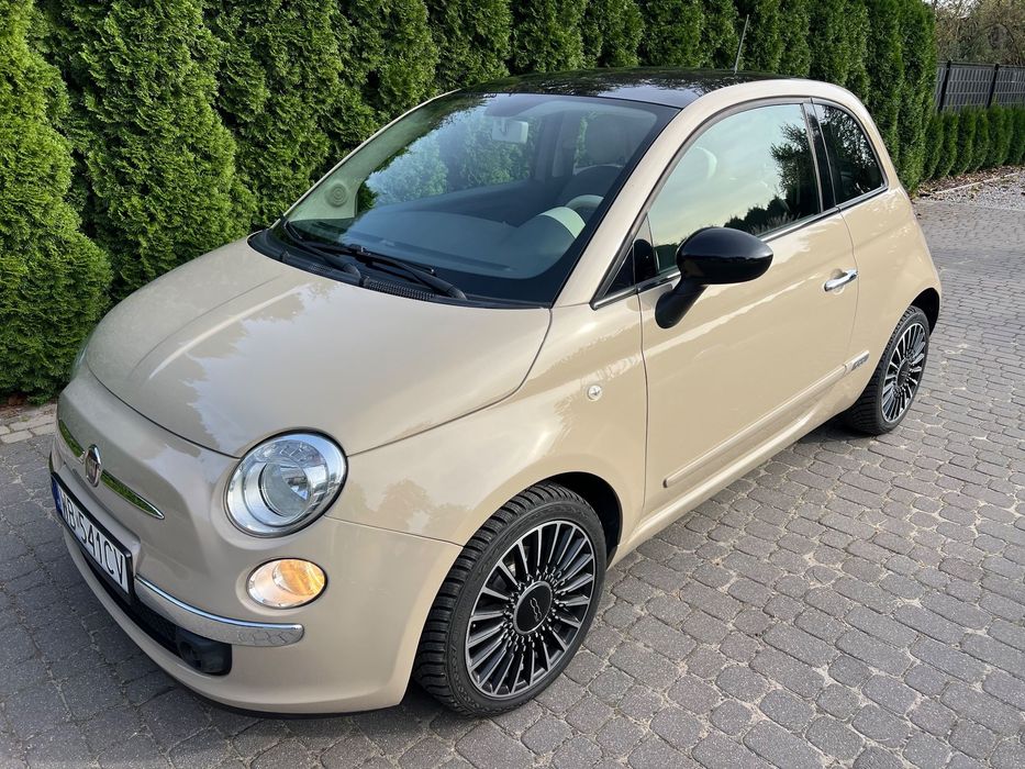 Fiat 500 Piękny Beżowy Caffè Latte  Automat 1.2 benzyna Wyjątkowy Okazja