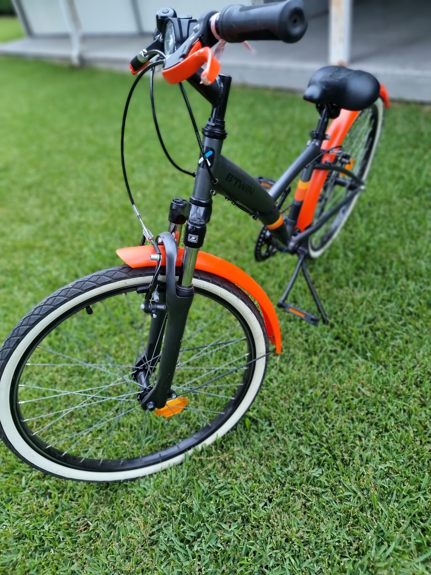 bicicleta decathlon menina impecável