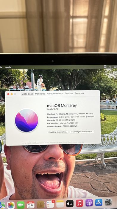 Macbook pro 15 polegadas