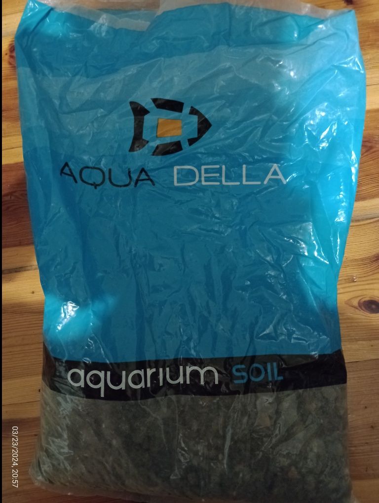 Aqua Della Gravel Vulcano 10kg naturalnie czarne podłoże nie barwione