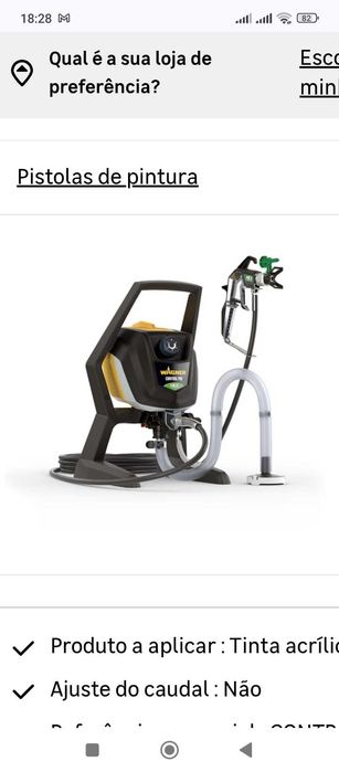 Máquina de pintura arless