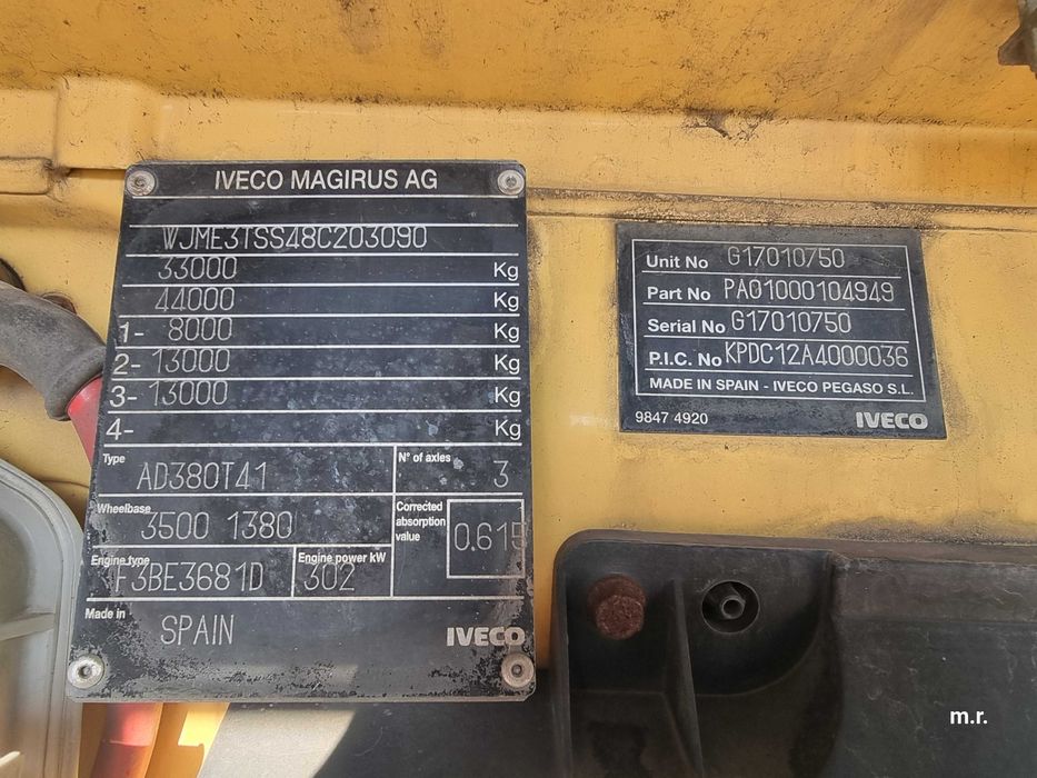 Iveco Trakker wywrotka hydroburta