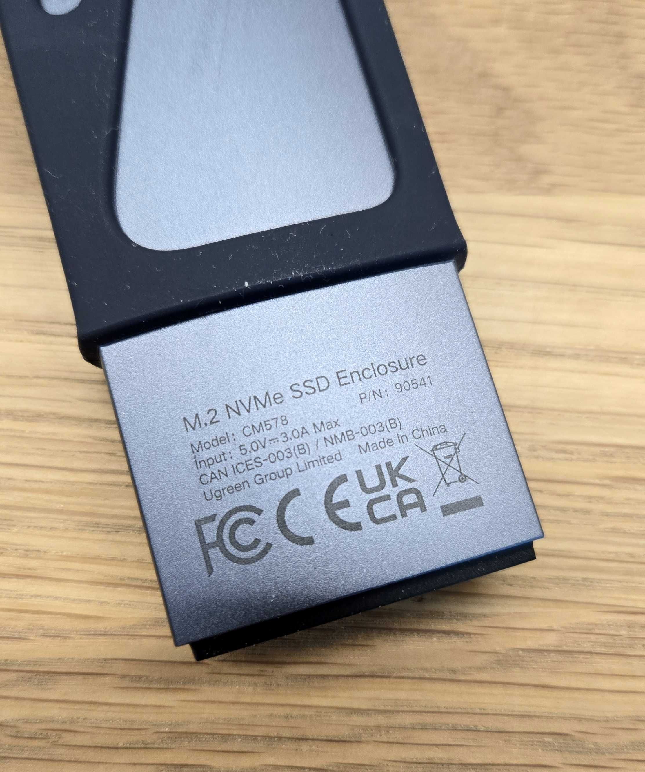 UGREEN Obudowa Hub Kieszeń Na Dysk SSD M.2 NVMe