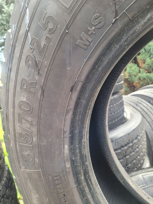 315/70r22.5 Barum 4 szt 11 mm