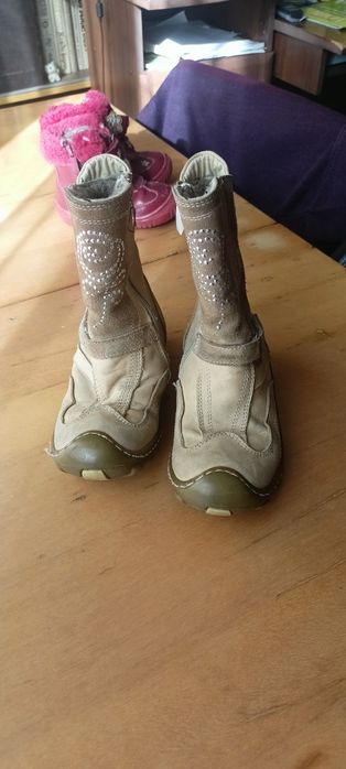 Сапоги кожаные, 30 размер