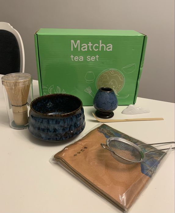 7-częściowy zestaw do matchy ceramika matcha tea set