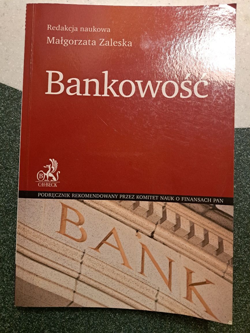 Nowa ksiazka Bankowosc Zaleska