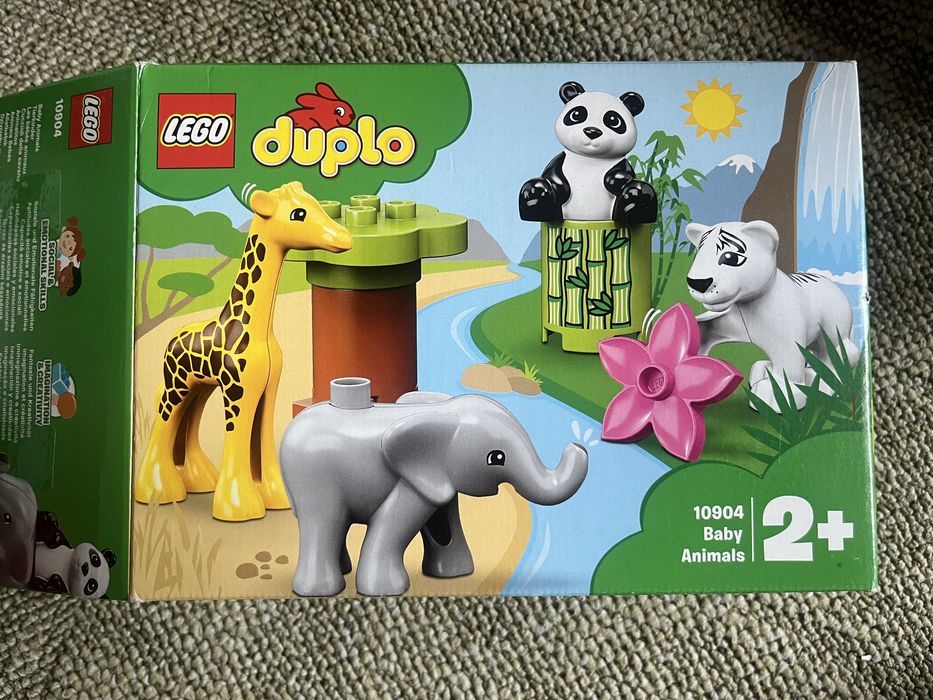 Lego Duplo 10904, zwierzątka: słoń, żyrafa, panda, tygrys