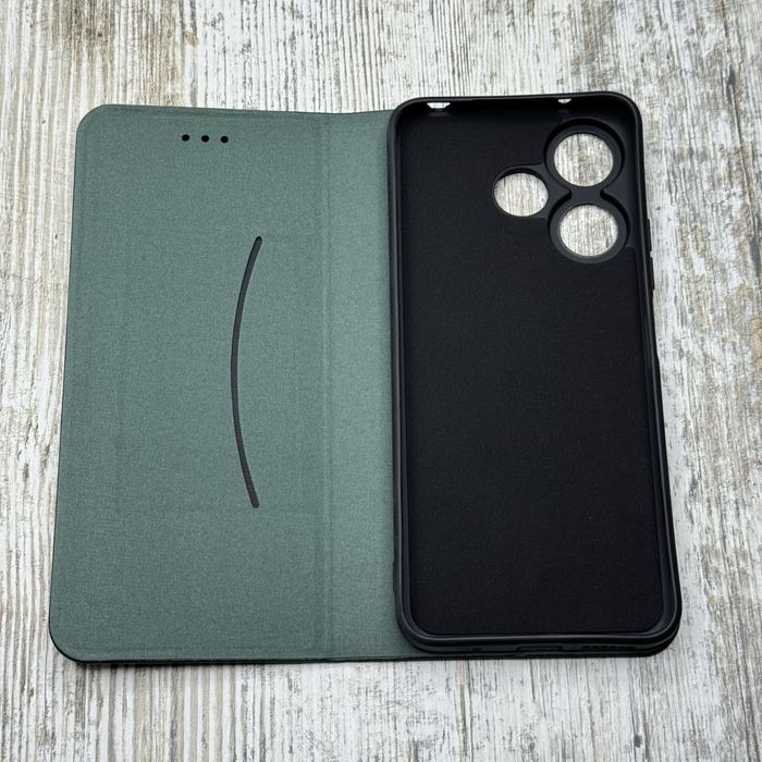 Чехол книжка Leather Book на Xiaomi Redmi 13/ 12/ Note 14S и др. Чохол