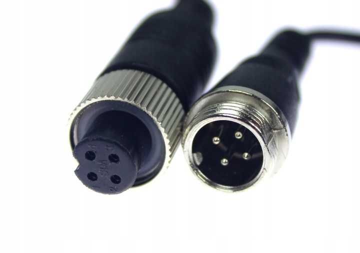 Kabel PODWÓJNY 2x15m do kamery 4PIN, AHD, NOWY !!! rabat -40%