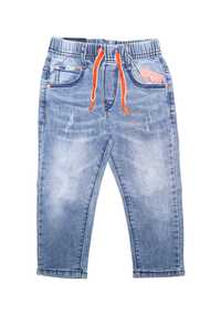 Spodnie jeansowe dla chłopca jeansy dziecięce joggery chłopięce 86/92