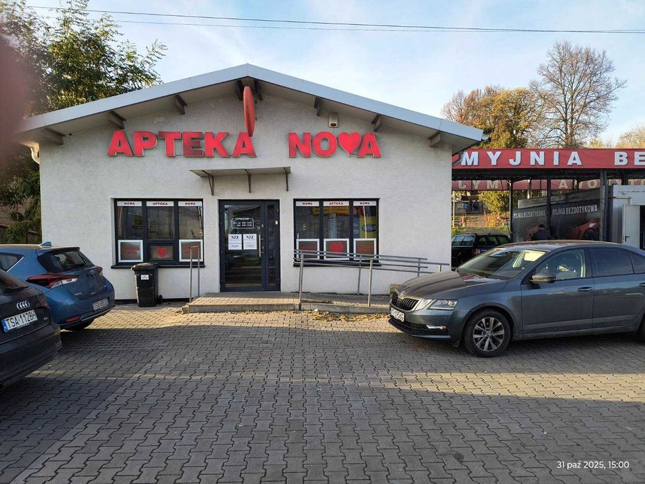 Automatyczna Myjnia Samochodowa Bezdotykowa + Budynek z Apteką