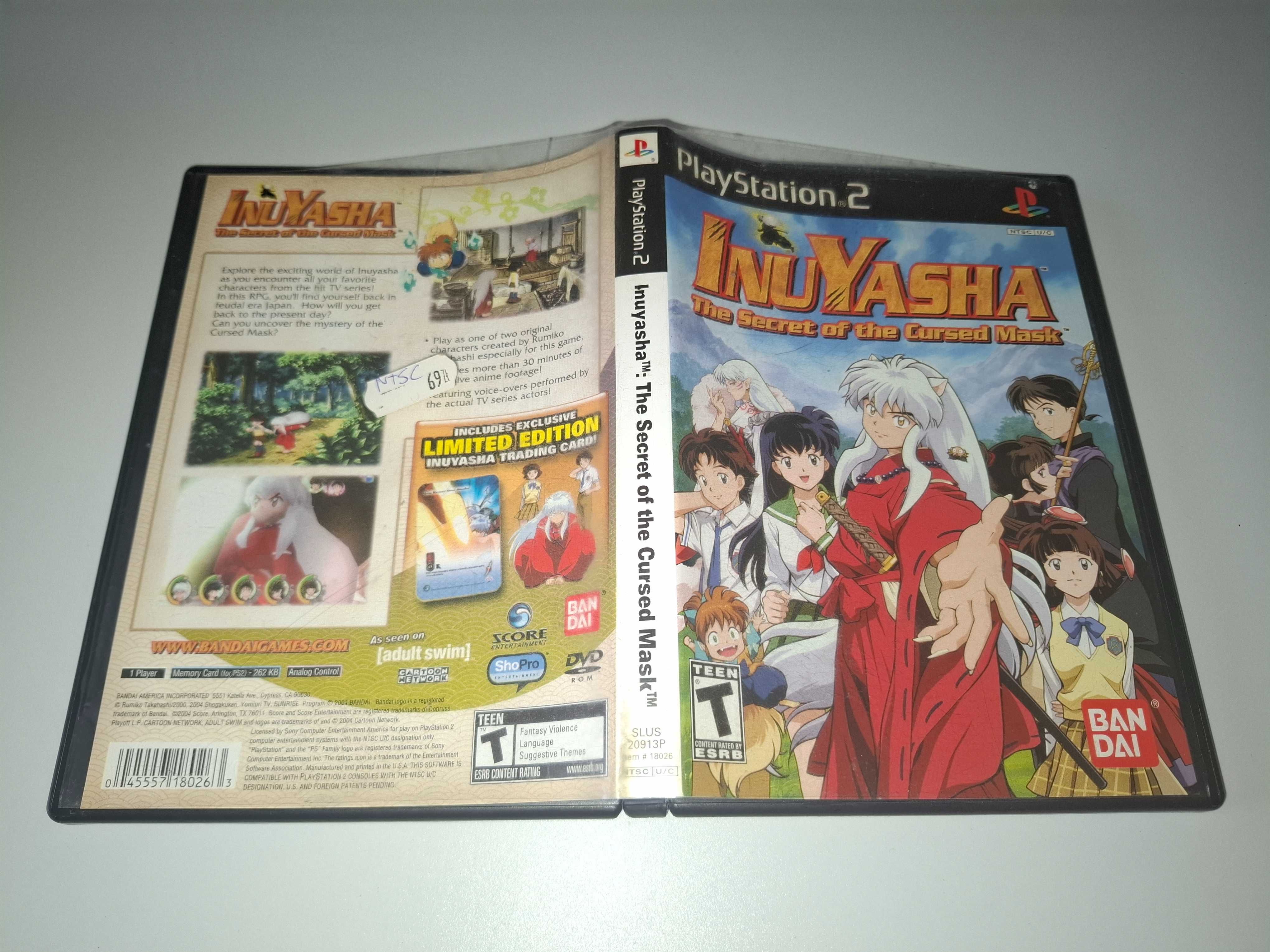 Inuyasha The Secret of the Cursed Mask [NTSC-U] Sony PS2