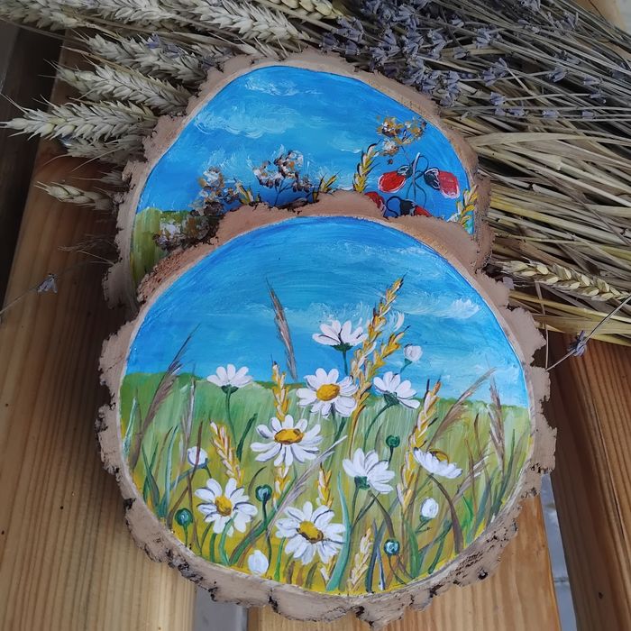 Українські сувеніри, розпис на дереві