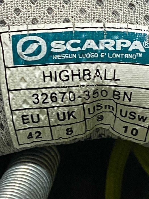 Чоловічі трекінгові кросівки Scarpa Highball , mojito gtx