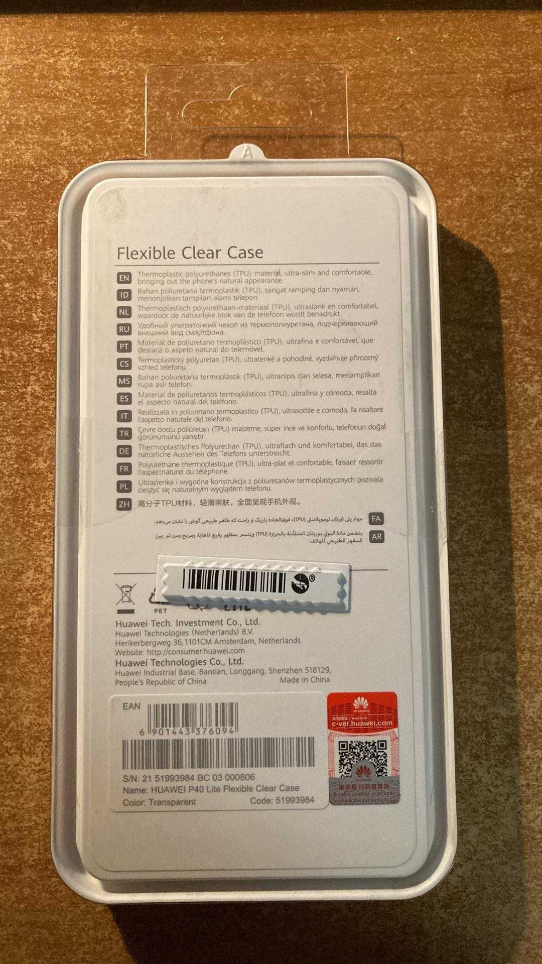 Etui/Case Huawei P40 Lite - Flexible Clear Case (Przezroczysty)