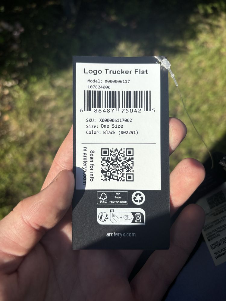 Czapka Arc’teryx czarna lato gore tex gorpcore rozmiar umiwesalny