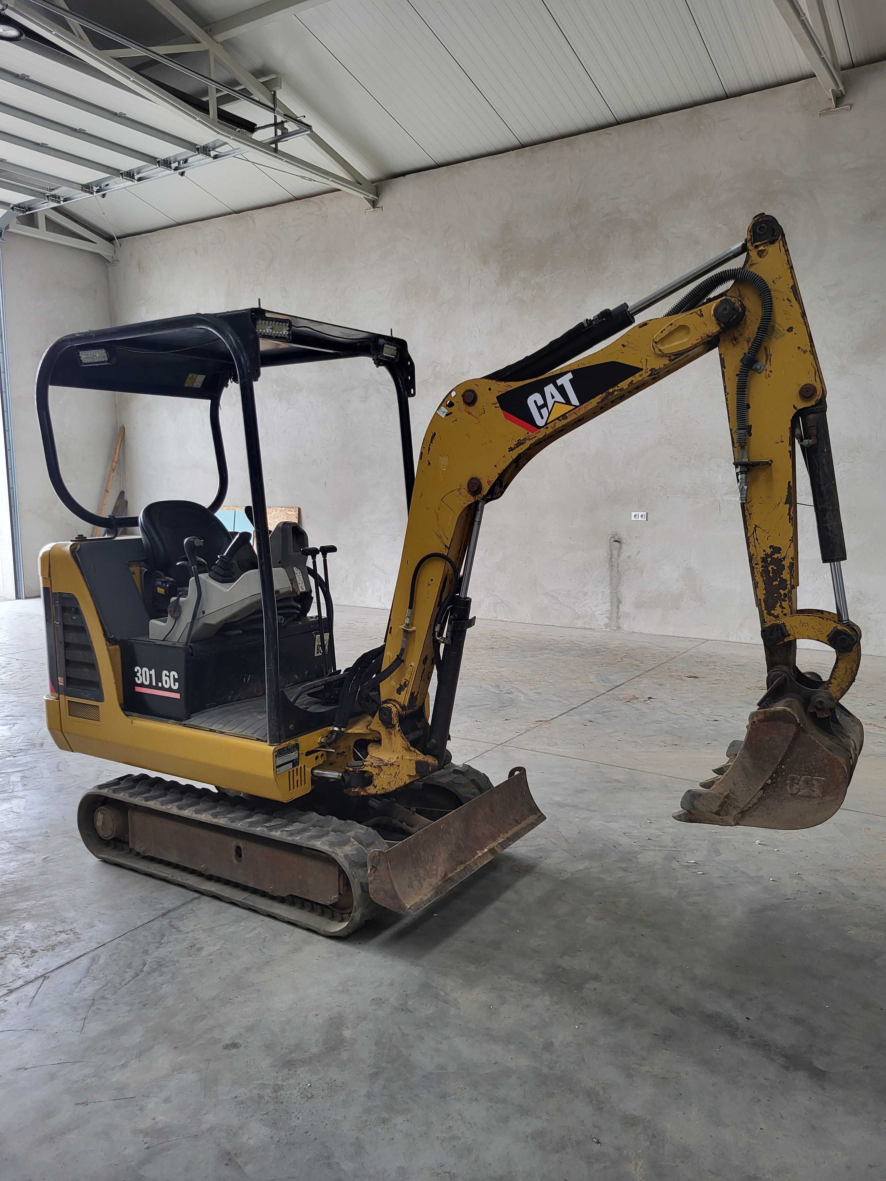 Minikoparka CAT 301.6 C oryginał 2000 mtg