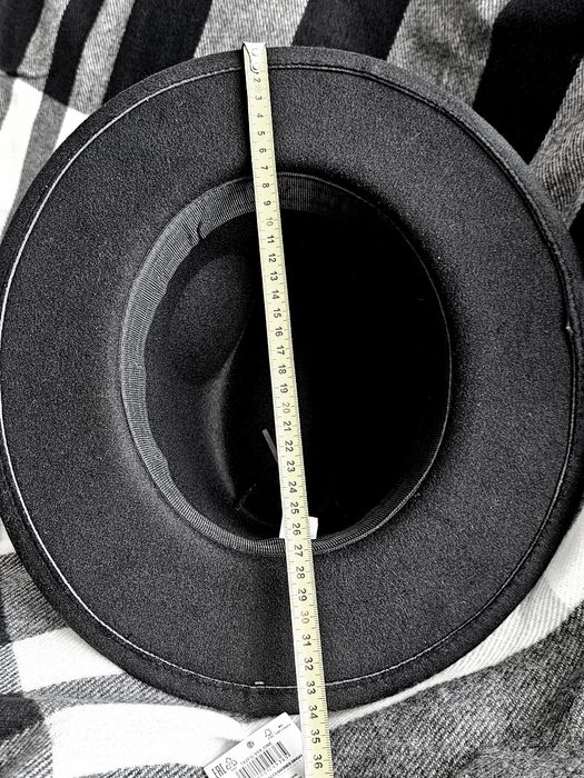 Fedora czarny black kapelusz hat New nowy