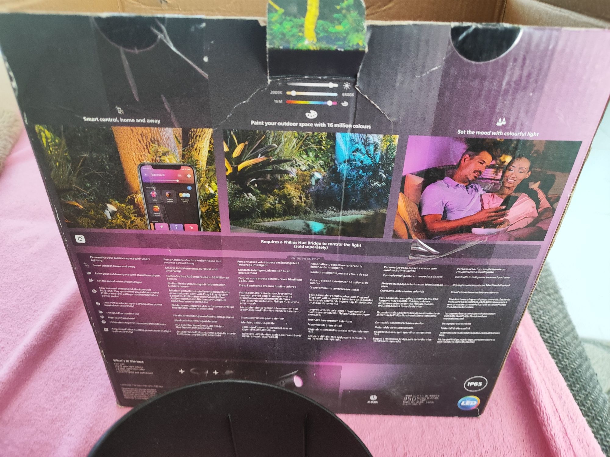 Lampa zewnętrzna Philips Hue Lily XL spot light