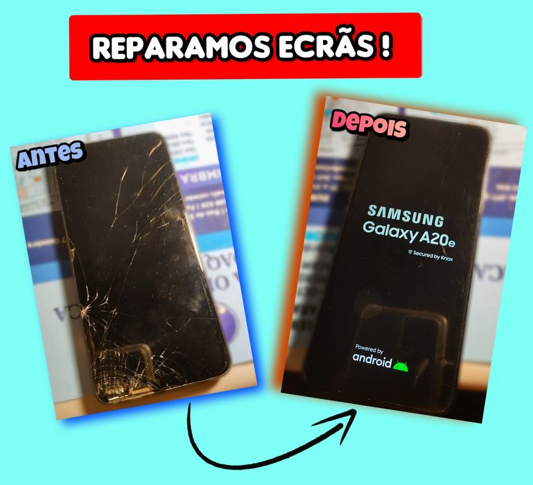 Substituição Ecrãs de Telemóveis