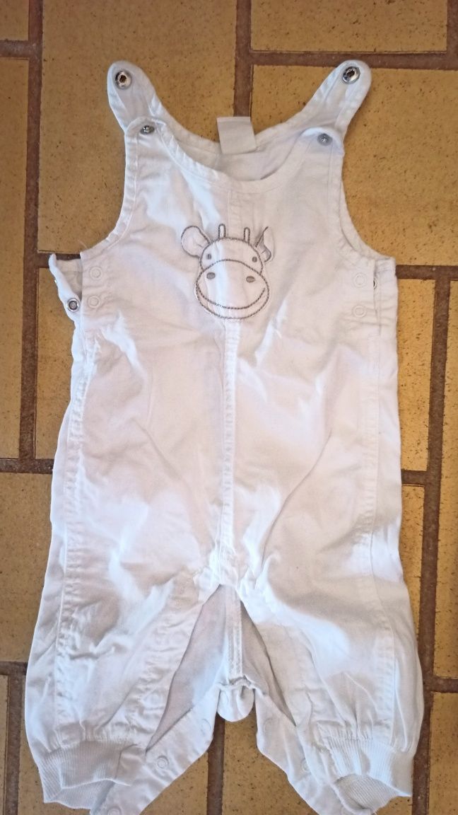 Conjunto de 4 jardineiras bebe menino