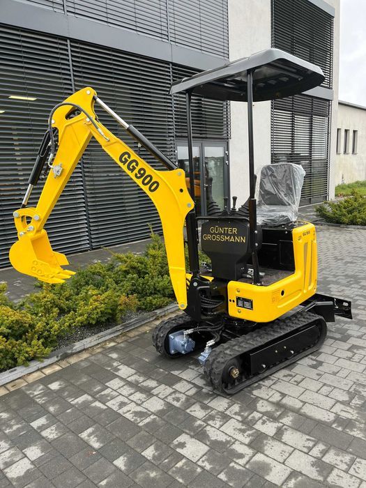 Nowa minikoparka Gunter Grossmann GG900. Silnik Kubota