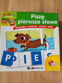 Piszę pierwsze słowa - układanka, gra