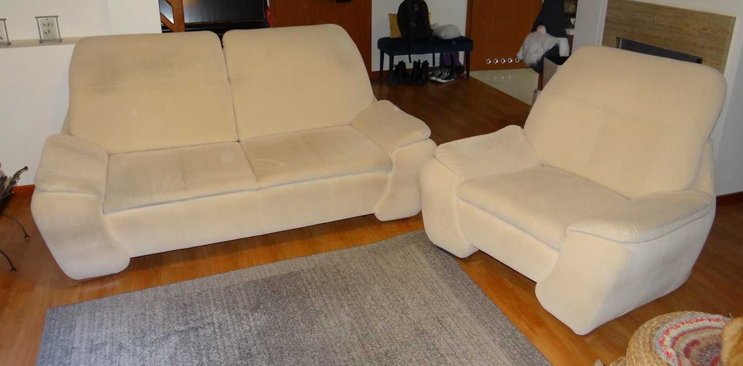 Elegancka sofa fotel zestaw wypoczynkowy salon biuro wysoka jakość