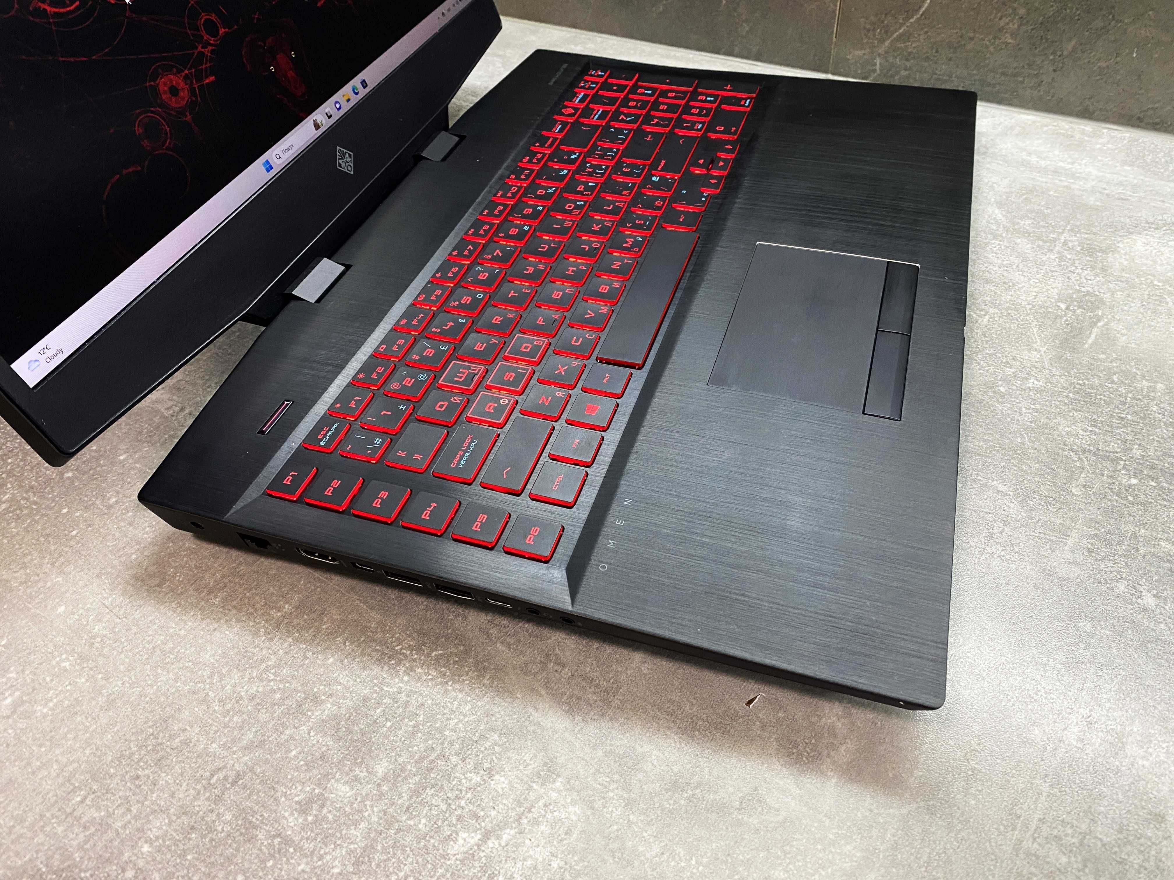 Ігровий Великий HP Omen 17.3/GTX 1660ti/i7-10750