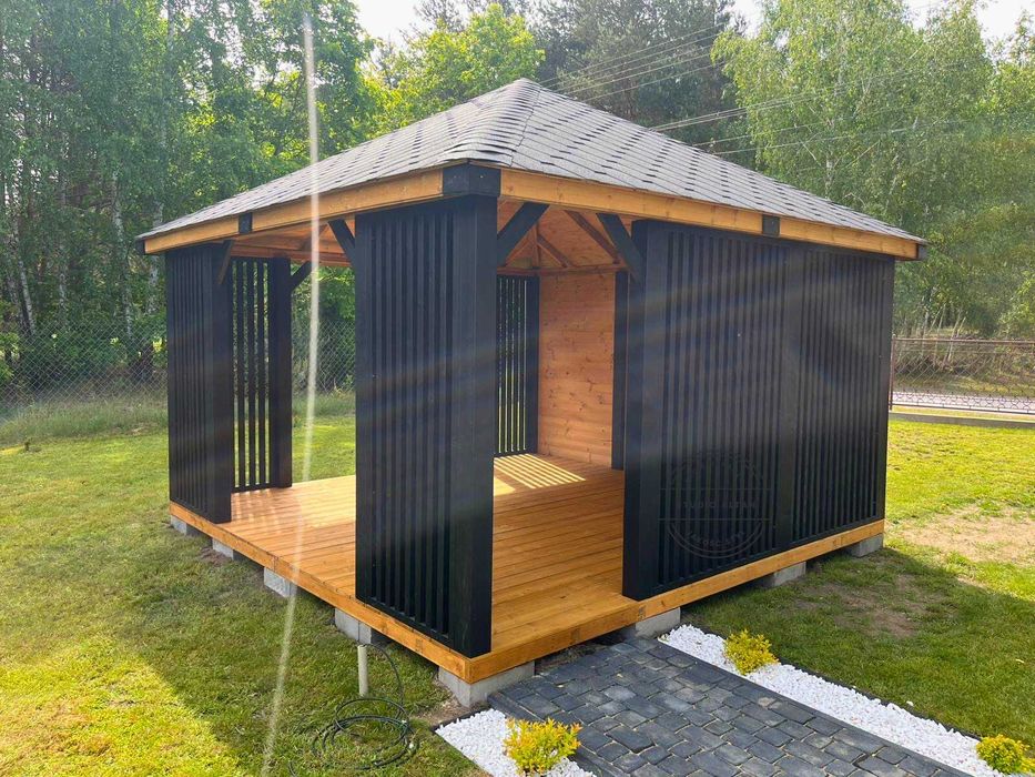 Altana Ogrodowa Horizon 4x4 Nowoczesna Altana Prostokątna