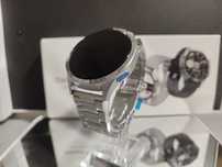 Nowy smartwatch zegarek bluetooth branzoletka srebrny NFC