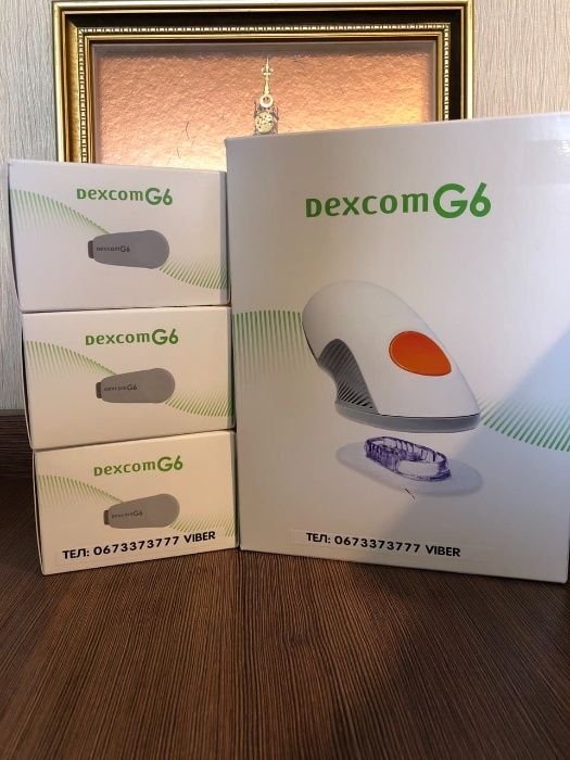Сенсори Dexcom G6 Декском в наявності придатність 2025 Діабет контроль
