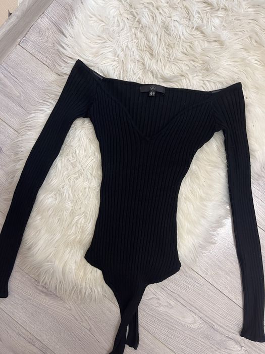 Чорне боді кофта жіноче боди