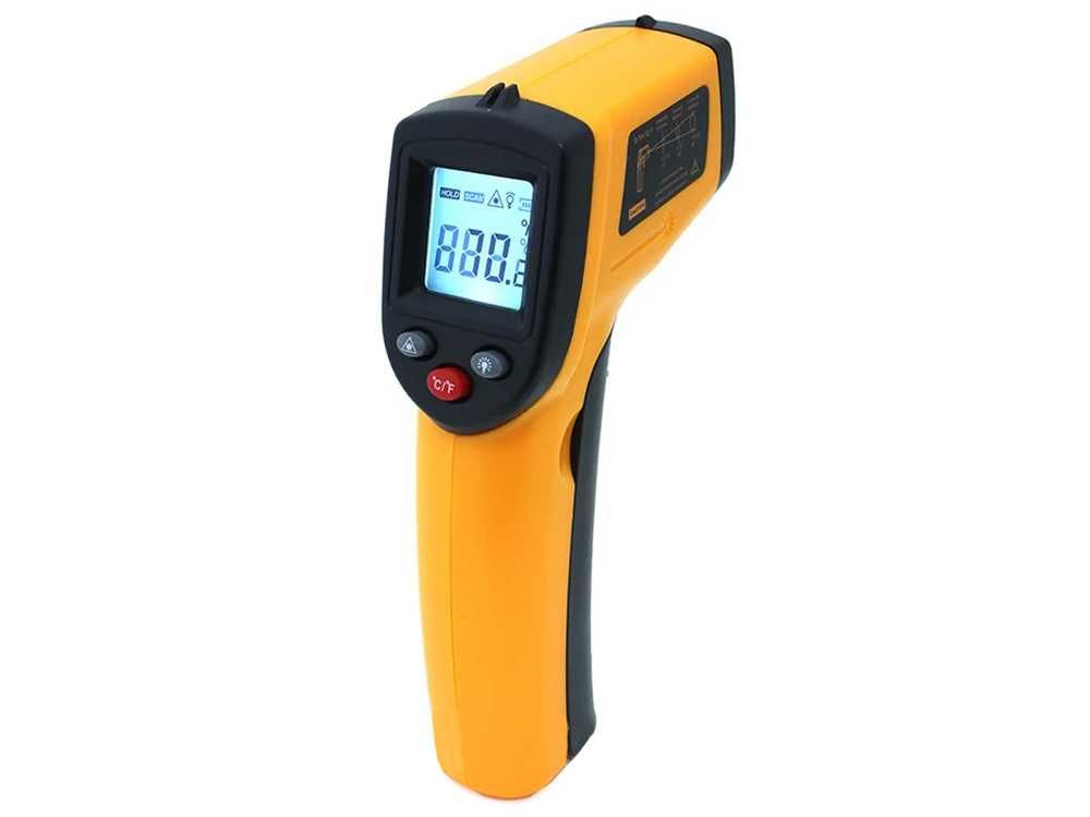 NEW! Pirometr termometr laserowy miernik LCD bezdotykowy -50 +380°C .