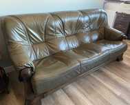 Sofa skórzana 215x94x94