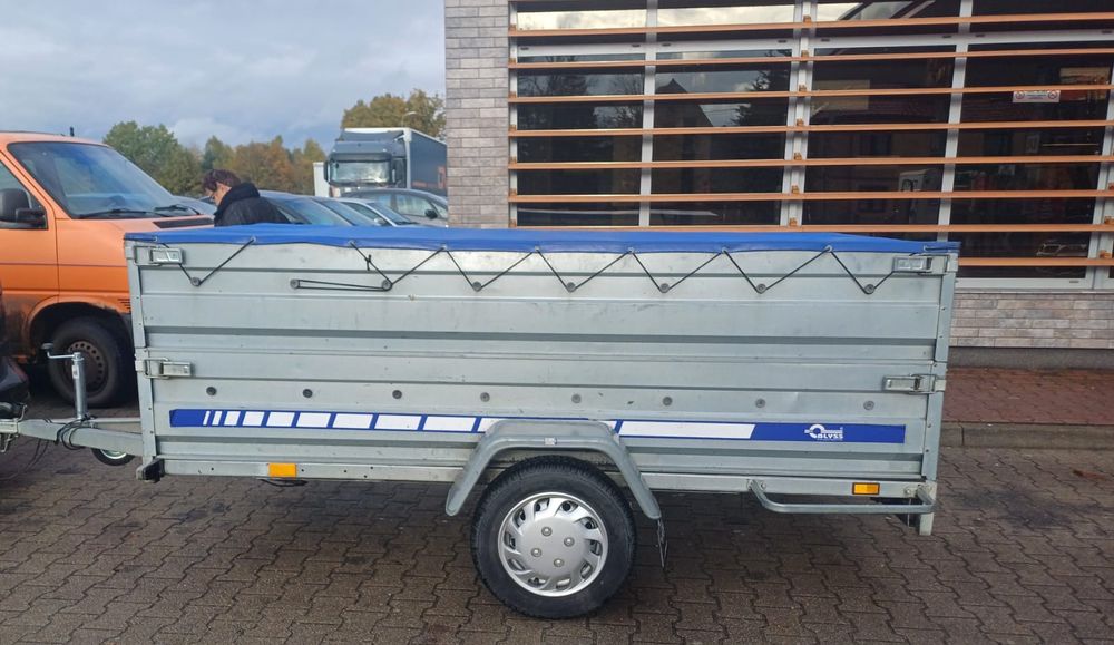 Przyczepa lekka DMC 750kg, firmy BLYSS 752613 wywrotka, zarejestrowana