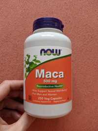 Maca 500mg kapsułki wegańskie now foods 250 kapsułek