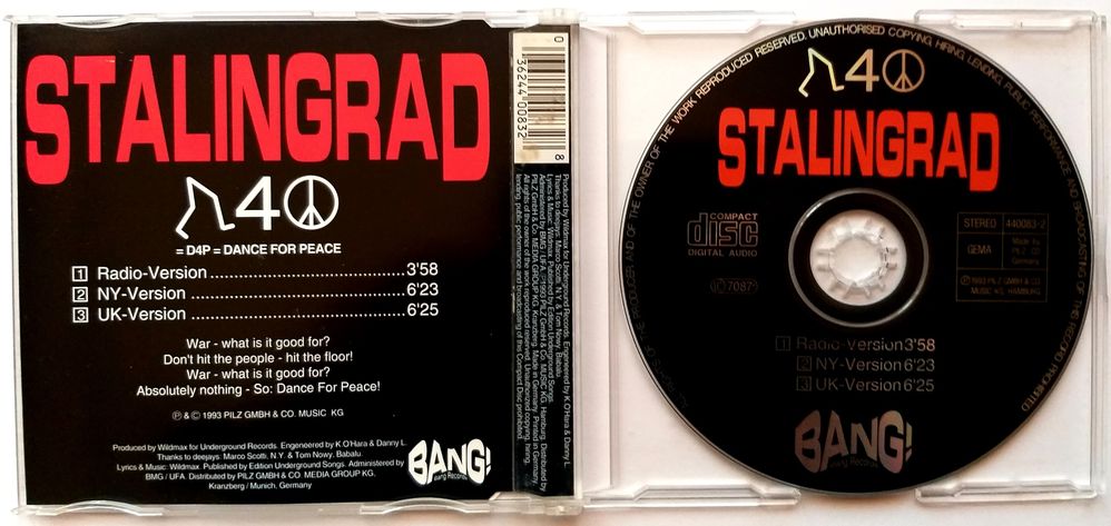 CDs Stalingrad Dance For Peace 1993r